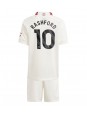 Manchester United Marcus Rashford #10 Alternativní dres pro děti 2023-24 Krátký Rukáv (+ trenýrky)
